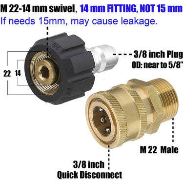 Pressure Washer Adapter Set